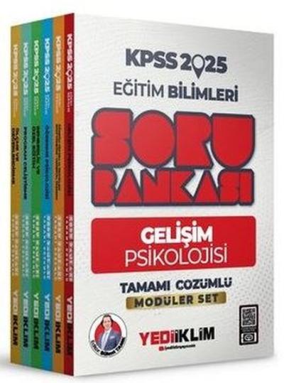 2025 KPSS Eğitim Bilimleri Tamamı Çözümlü Modüler Set Soru Bankası Kol