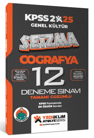 2025 KPSS Genel Kültür Atölye Serisi Coğrafya Seizma Tamamı Çözümlü 12