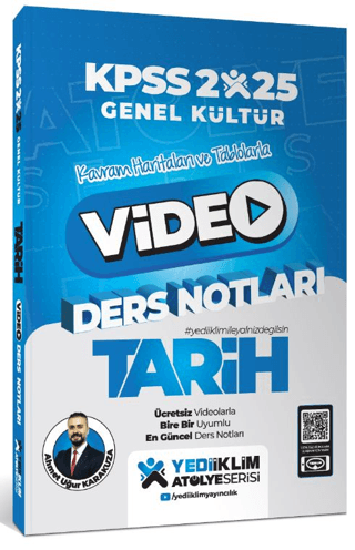 2025 KPSS Genel Kültür Atölye Tarih Video Ders Notları Kolektif