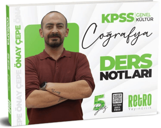 2025 KPSS Genel Kültür Coğrafya Ders Notu Önay Çepe