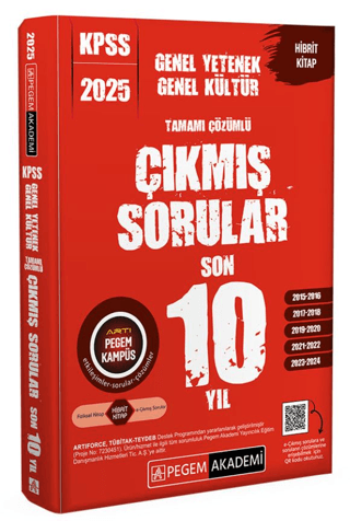 2025 KPSS Genel Yetenek Genel Kültür Tamamı Çözümlü Çıkmış Sorular Son