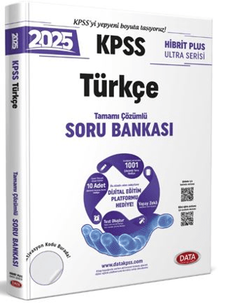 2025 KPSS Hibrit Plus Ultra Serisi Türkçe Soru Bankası - Karekod Çözüm