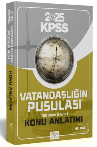 2025 KPSS Vatandaşlığın Pusulası Konu Anlatımı 700 Soru İlaveli Ali Ko