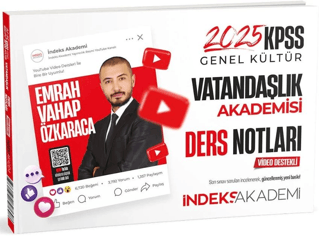 2025 KPSS Vatandaşlık Akademisi Video Ders Notları Emrah Vahap Özkarac