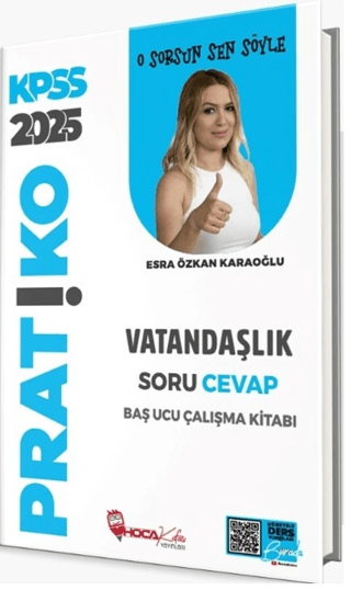 2025 KPSS Vatandaşlık Pratiko Soru Cevap Çalışma Kitabı Esra Özkan Kar