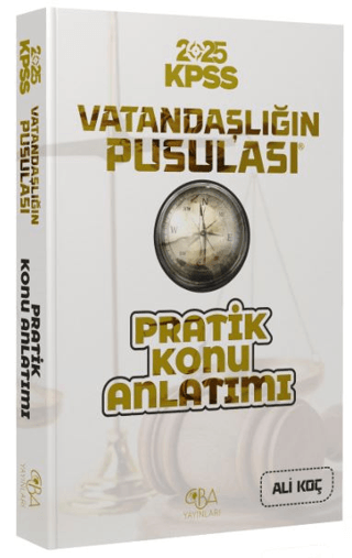 2025 KPSS Vatandaşlık Vatandaşlığın Pusulası Pratik Konu Anlatımı Ali 