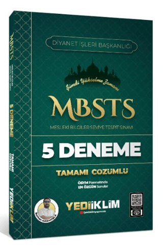 2025 MBSTS Mesleki Bilgiler Seviye Tespit Sınavı Tamamı Çözümlü 5 Dene