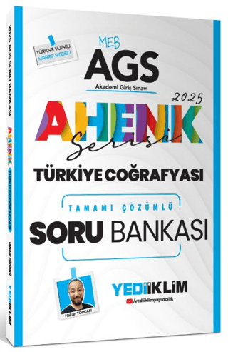 2025 MEB AGS Ahenk Serisi Türkiye Coğrafyası Tamamı Çözümlü Soru Banka