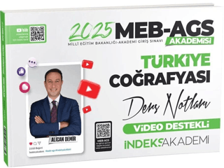 2025 MEB-AGS Akademisi Türkiye Coğrafyası Video Ders Notları Alican De