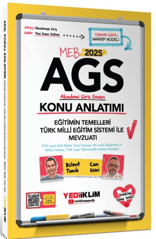 2025 MEB AGS Eğitimin Temelleri - Türk Milli Eğitimi Sistemi ile Mevzu