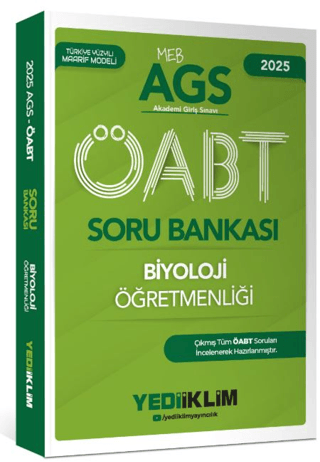 2025 MEB AGS ÖABT Biyoloji Öğretmenliği Soru Bankası Kollektif