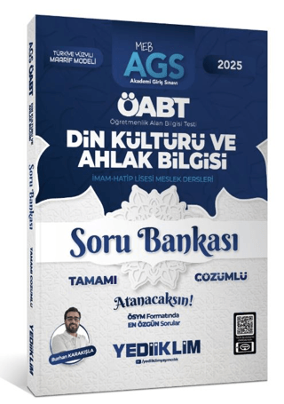 2025 MEB AGS ÖABT Din Kültürü ve Ahlak Bilgisi Tamamı Çözümlü Soru Ban