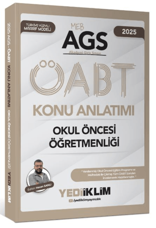 2025 MEB-AGS ÖABT Okul Öncesi Öğretmenliği Konu Anlatımı Hasan Sanlı