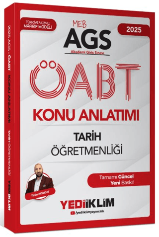 2025 MEB AGS ÖABT Tarih Öğretmenliği Konu Anlatımı Yasin Korkut