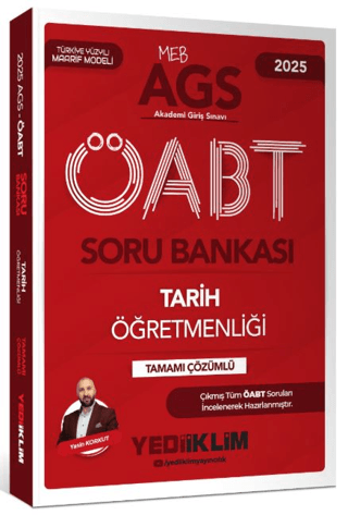 2025 MEB AGS ÖABT Tarih Öğretmenliği Tamamı Çözümlü Soru Bankası Yasin