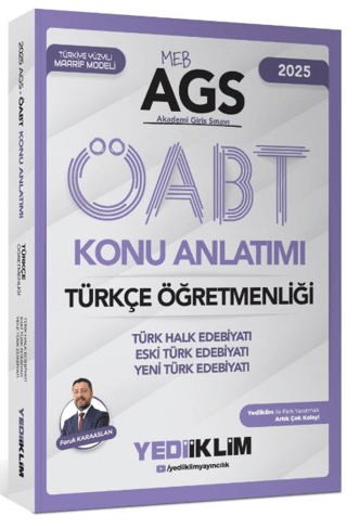 2025 MEB-AGS ÖABT Türkçe Öğretmenliği Türk Halk Edebiyatı Eski Türk Ed