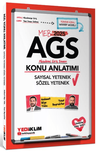 2025 MEB AGS Sayısal Yetenek - Sözel Yetenek Konu Anlatımı Mehmet Bilg