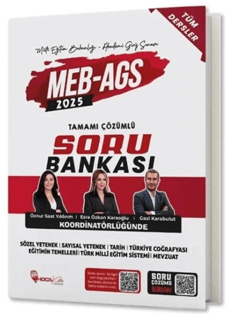 2025 MEB-AGS Tüm Dersler Soru Bankası Çözümlü Esra Özkan Karaoğlu