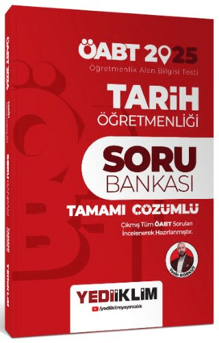 2025 ÖABT Tarih Öğretmenliği Tamamı Çözümlü Soru Bankası Yasin Korkut