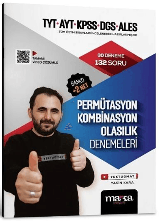 2024 TYT AYT KPSS DGS ALES Permütasyon Kombinasyon Olasılık Denemeleri