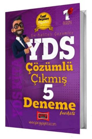 2025 YDS Çözümlü Çıkmış 5 Deneme Fasikülü Fuat Başkan