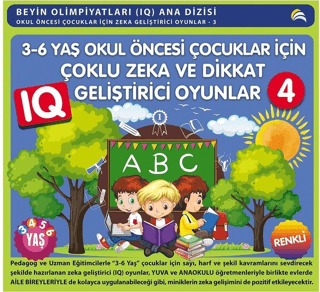 3 - 6 Yaş Okul Öncesi Çocuklar İçin Çoklu Zeka ve Dikkat Geliştirici O