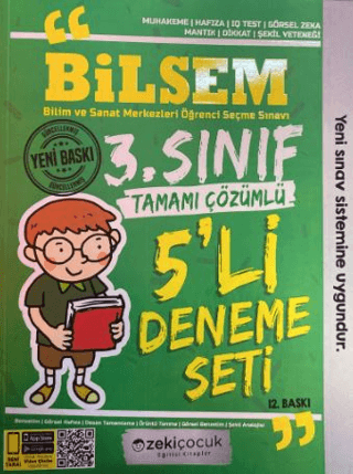 3. Sınıf Bilsem 5'li Deneme Seti Kolektif