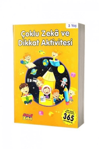 3 Yaş Çoklu Zeka ve Dikkat Aktivitesi - Turuncu Kitap Kolektif