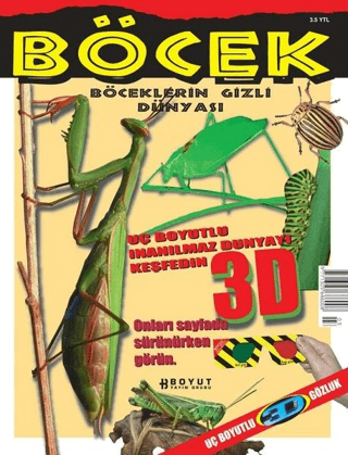 3D Çocuk Dergisi - Böceklerin Gizli Dünyası