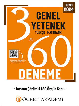 2023 KPSS Genel Yetenek Genel Kültür Türkçe Matematik 3x60 Deneme Kole