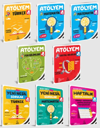 4. Sınıf Atölyem Set (8 Kitap) Kolektif