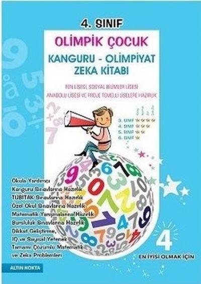 4. Sınıf Olimpik Çocuk - Kanguru-Olimpiyat Zeka Kitabı %15 indirimli K