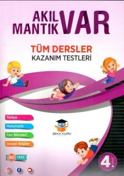 4. Sınıf Tüm Dersler Akıl Var Mantık Var Kazanım Testleri Kolektif