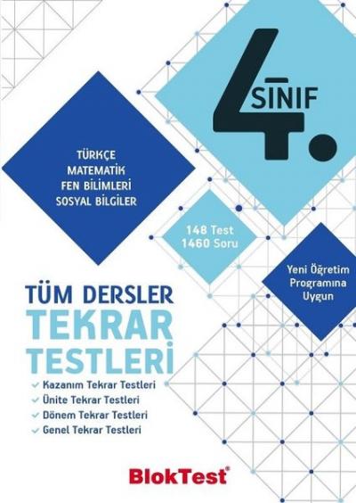 4.Sınıf Tüm Dersler Tekrar Testleri Kolektif