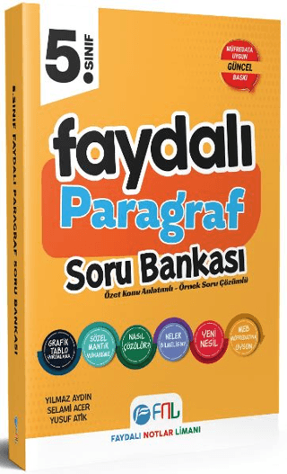 5. Sınıf Faydalı Paragraf Soru Bankası Yılmaz Aydın