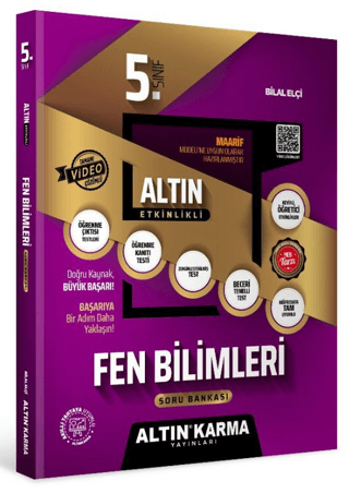 5. Sınıf Fen Bilimleri Altın Etkinlikli Kazanım Soru Bankası Kolektif