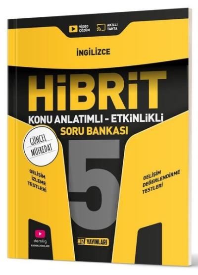 5. Sınıf İngilizce Hibrit Soru Bankası Kolektif