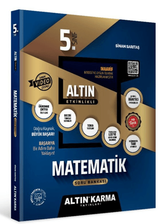 5. Sınıf Matematik Altın Etkinlikli Kazanım Soru Bankası Kolektif