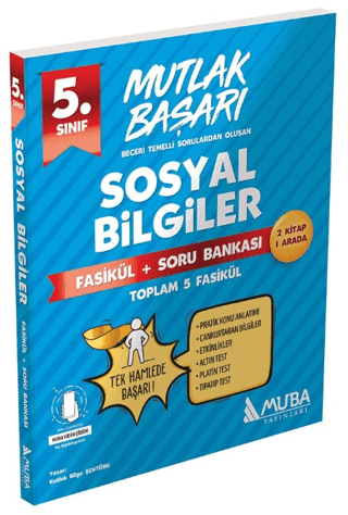 5. Sınıf Sosyal Bilgiler Fasikül + Soru Bankası Kutluk Bilge Şentürk