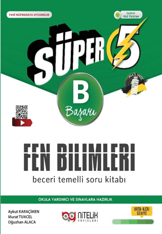 5. Sınıf Süper Fen Bilimleri Beceri Temelli Soru Kitabı (B) Aykut Kara