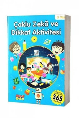 5 Yaş Çoklu Zeka ve Dikkat Aktivitesi - Mavi Kitap Kolektif