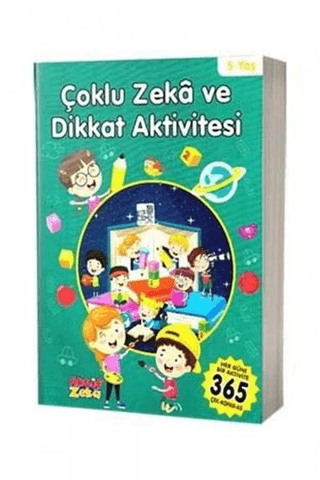 5 Yaş Çoklu Zeka ve Dikkat Aktivitesi - Yeşil Kitap Kolektif