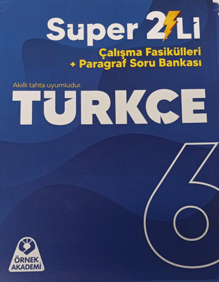 6. Sınıf 2'li Türkçe Çalışma Fasikülleri + Paragraf Soru Bankası Kolek