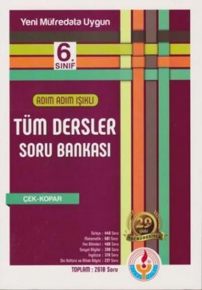 Adım Adım Işıklı 6. Sınıf Tüm Dersler Soru Bankası Kolektif