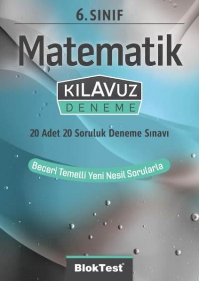 6.Sınıf Bloktest Matematik Kılavuz Deneme Kolektif