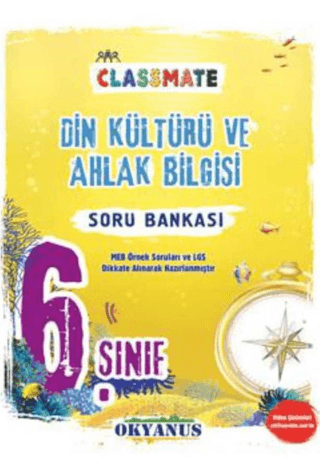 6. Sınıf Classmate Din Kültür Ve Ahlak Bilgisi Soru Bankası Kolektif