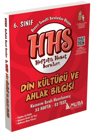 6. Sınıf Din Kültürü Haftalık Hasat Soruları HHS Kolektif