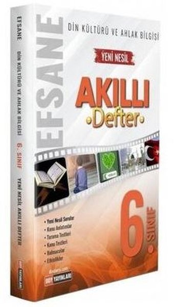 6. Sınıf Din Kültürü ve Ahlak Bilgisi Efsane Akıllı Defter Kolektif