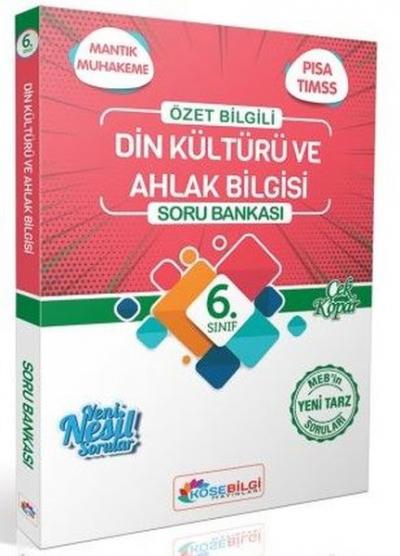 6. Sınıf Din Kültürü ve Ahlak Bilgisi Özet Bilgili Soru Bankası Kolekt