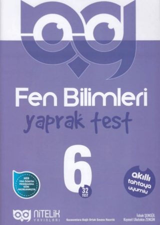 6. Sınıf Fen Bilimleri Yaprak Test Kıymet Ulutekin